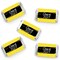 Big Dot of Happiness 2023 Yellow Graduation Party - Mini Candy Bar Wrapper Stickers - Small Favors - 40 Count